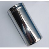 ZADNÍ TLUMIČ - CHROM. KRYT SPODNÍ - (VÝROBA ČR) - KÝVAČKA, PANELKA, BIZON, 634, ČZ 250/471